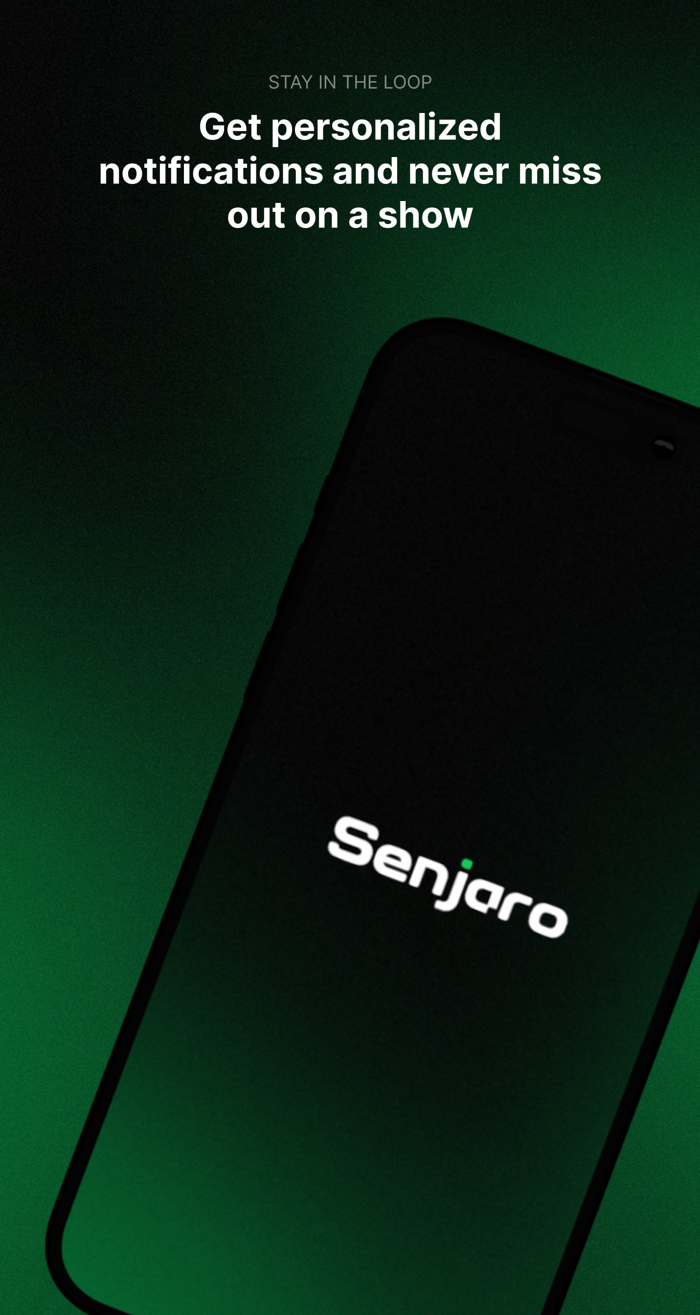 Senjaro selected screen